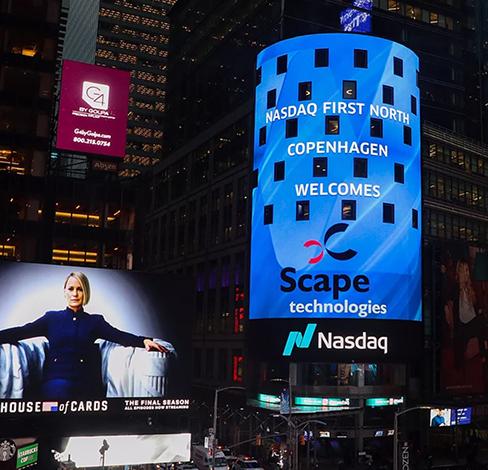Scape Technologies Share - Times Square