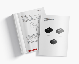 SCAPE Mini Pro Scanner Quick Guide