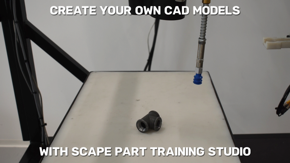 Create your own CAD model with Scape Part Training Studio